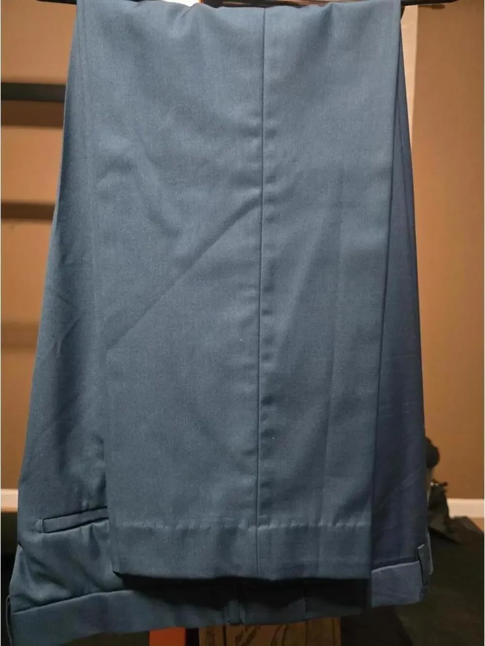 WULFUL Men's 3 Piece Blue Teal Suit Size 3XL